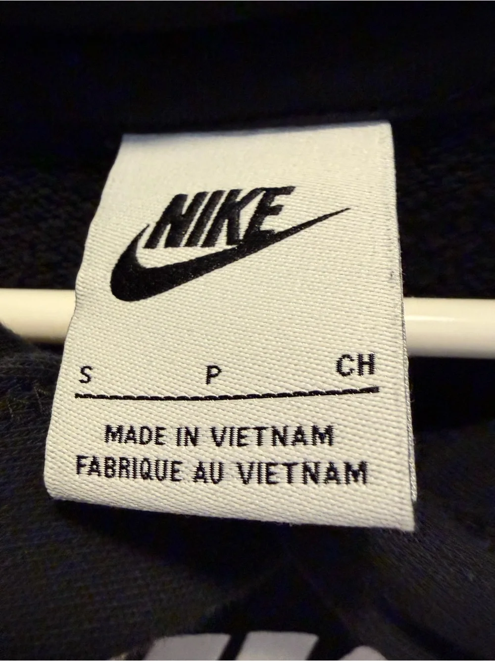 Nike Black Cropped Logo Hoodie - Women's Size Small